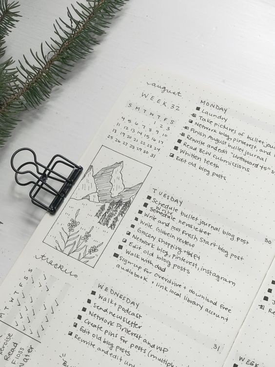 A simple Bullet Journal system that works. - The Planner Addict