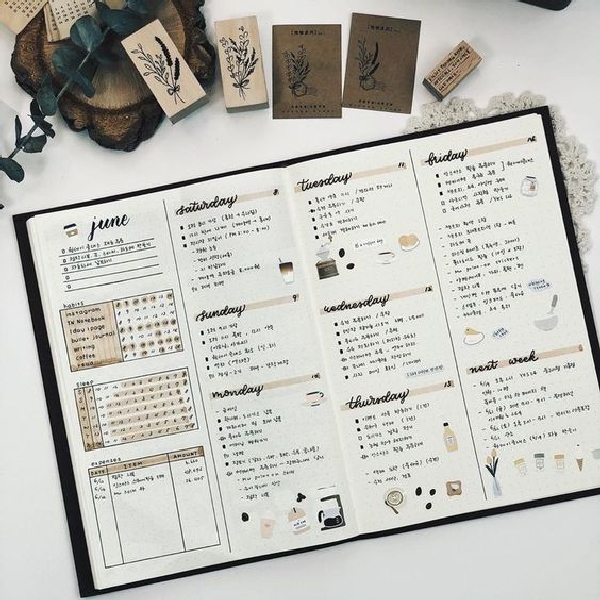 25-most-amazing-and-easy-weekly-log-spreads-for-your-bullet-journal