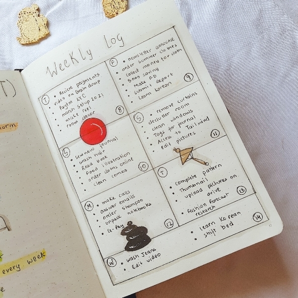 25-most-amazing-and-easy-weekly-log-spreads-for-your-bullet-journal