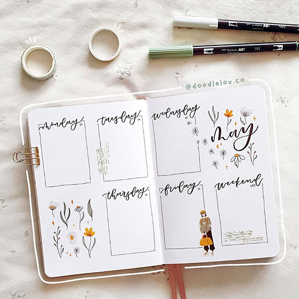  25-most-amazing-and-easy-weekly-log-spreads-for-your-bullet-journal