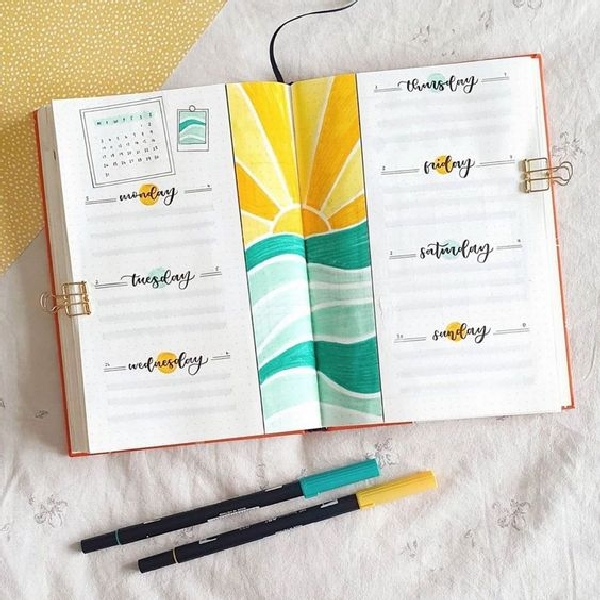 25-most-amazing-and-easy-weekly-log-spreads-for-your-bullet-journal