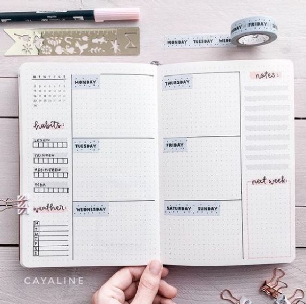 25-most-amazing-and-easy-weekly-log-spreads-for-your-bullet-journal