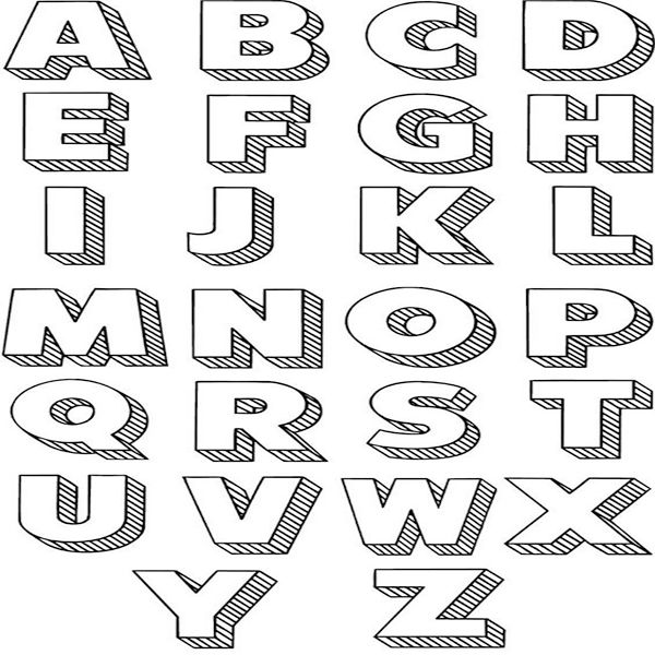  3_D font 