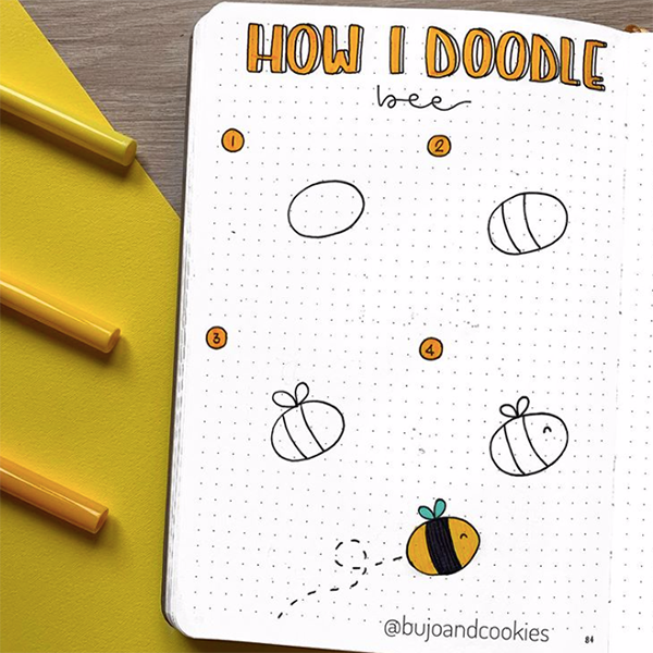 Ultimate List of Bullet Journal Doodles - 50 FREE Step-by-step Instructions