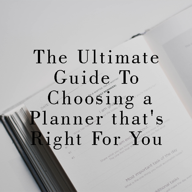 Choosing a planner