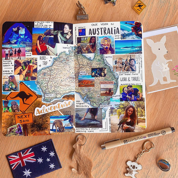 Awesome Road Trip Travel Scrapbook Ideas! - Between England & Everywhere