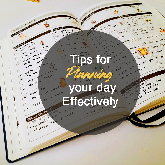 Tips for Planning your day