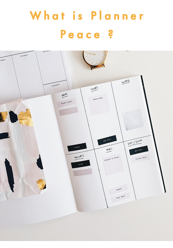 What Is Planner Peace How To Achieve It The Planner Addict