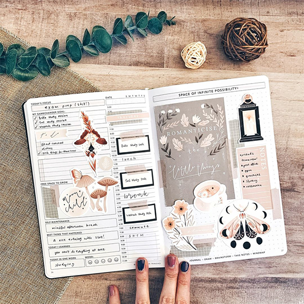 25+ Best Scrapbook Bullet Journal Spreads For