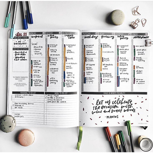 Passion planner inspiration 