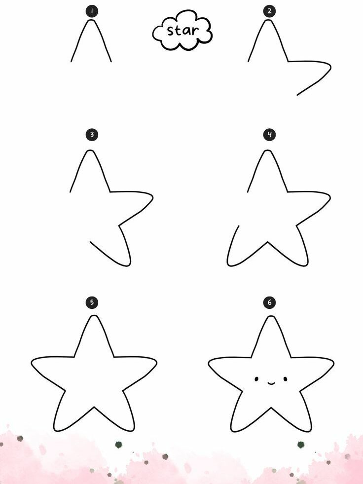 HOW TO DRAW A BEAUTIFUL AND EASY STAR - Drawing to Draw 