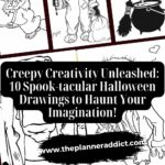 Creepy Creativity Unleashed: 10 Spook-tacular  Halloween Drawings to Haunt Your Imagination!