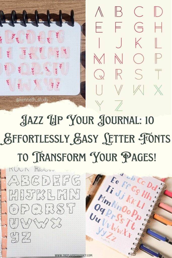 10 Easy Letter Fonts